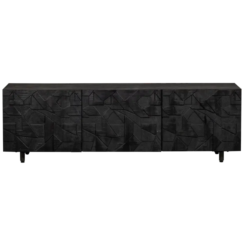 BePureHome COUNTER TV MEUBEL MANGO ZWART